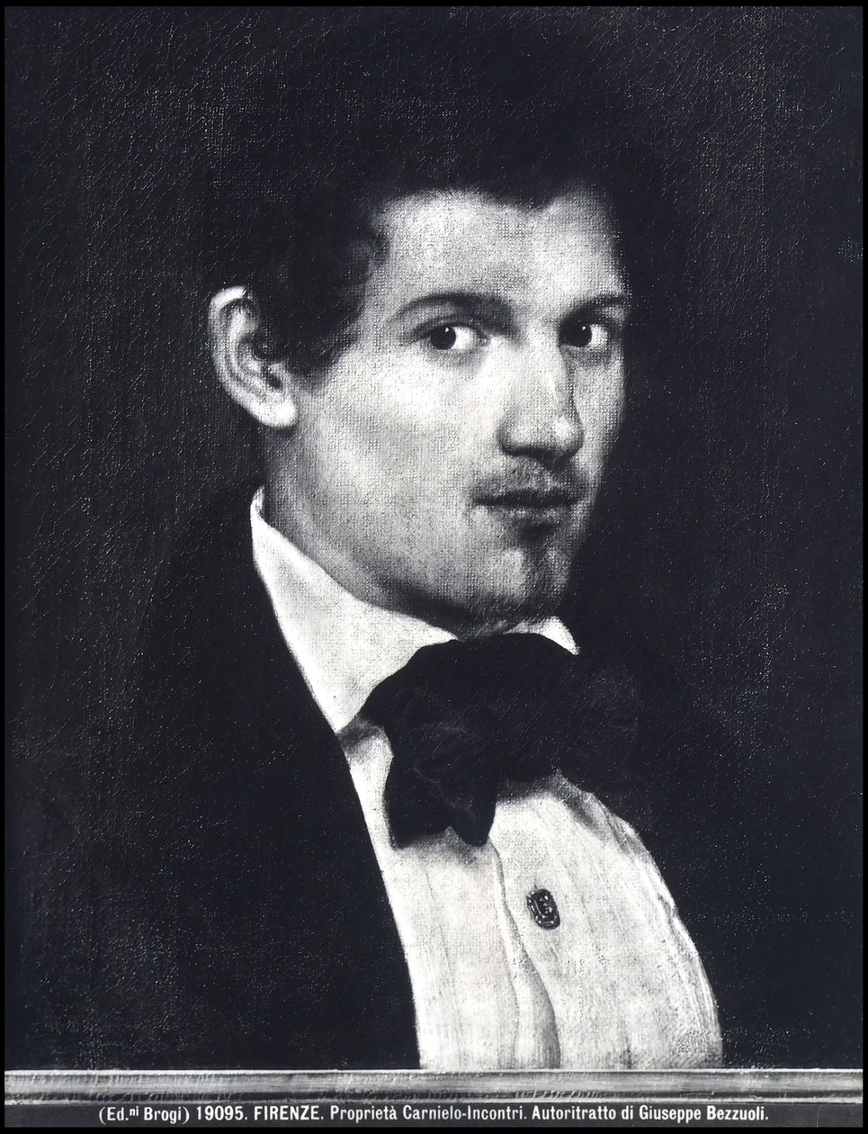Zelfportret, c.1795-1830 door Giuseppe Bezzuoli