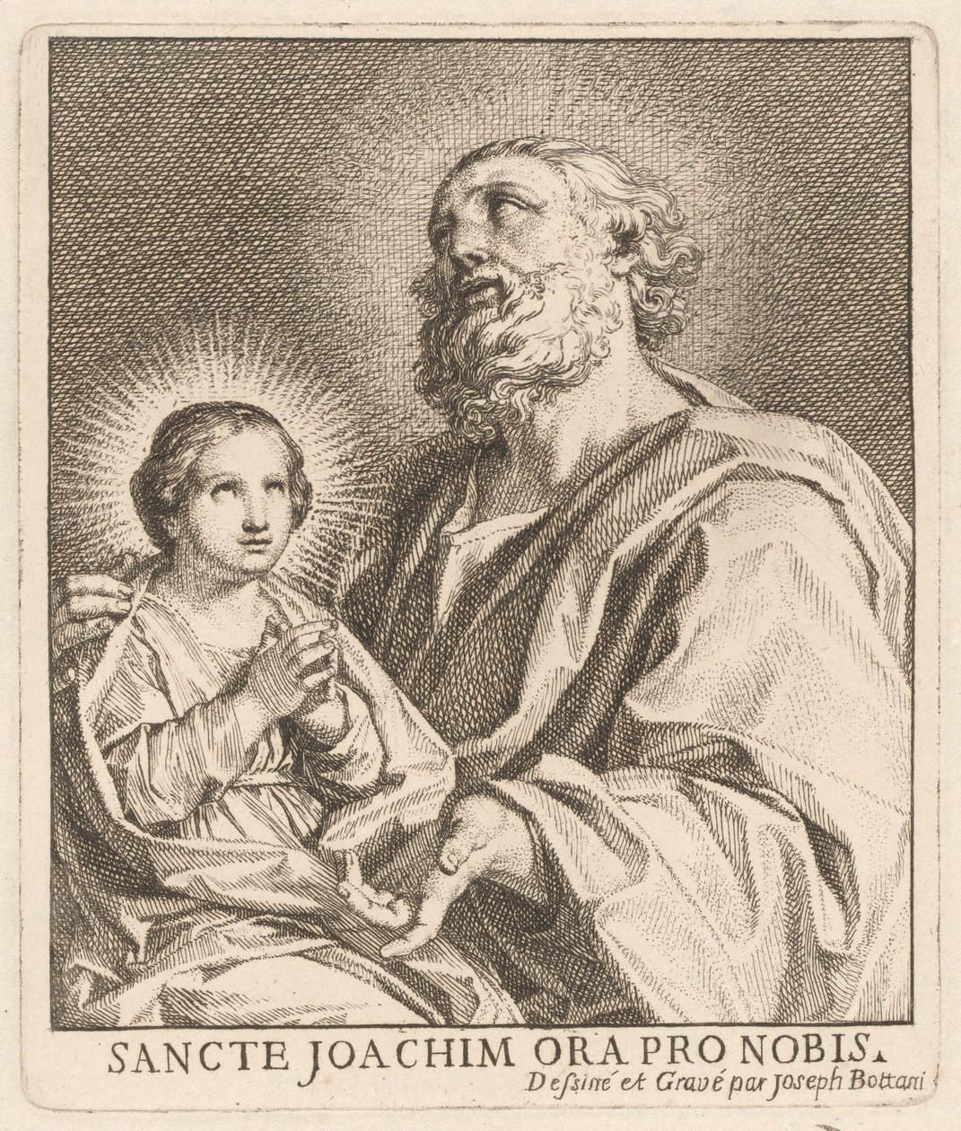 Sint Joachim en de Jonge Maagd Maria door Giuseppe Bottani