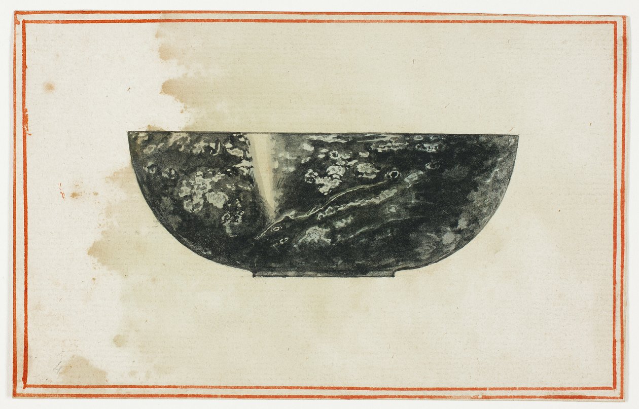 Kom van zwart marmer door Giuseppe Grisoni