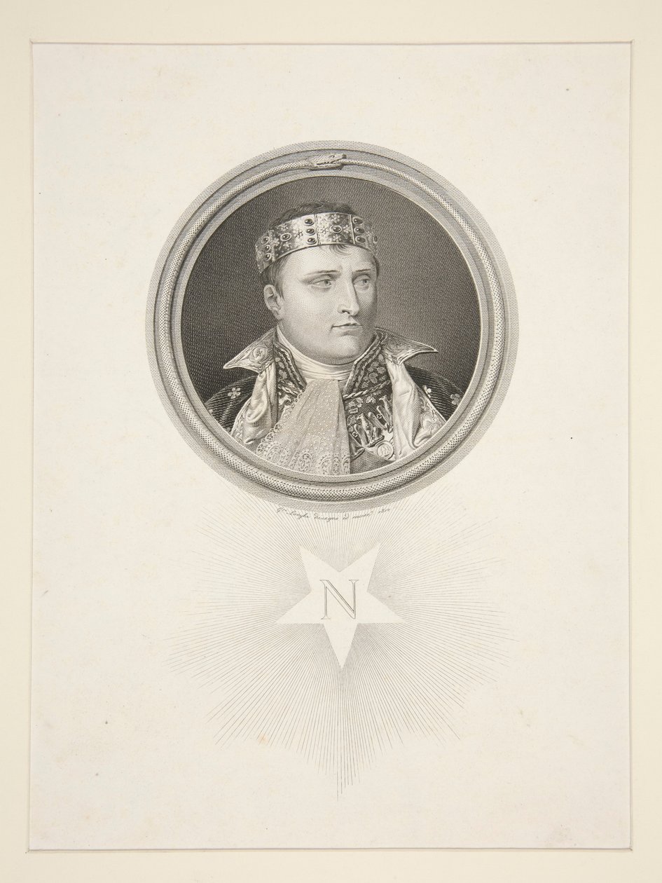 Napoleon als Koning van Italië door Giuseppe Longhi