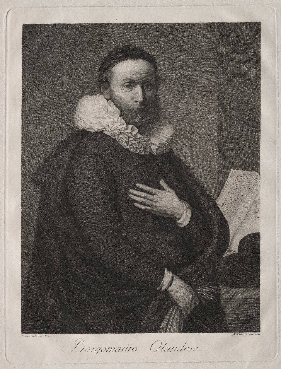De Nederlandse burgemeester door Giuseppe Longhi