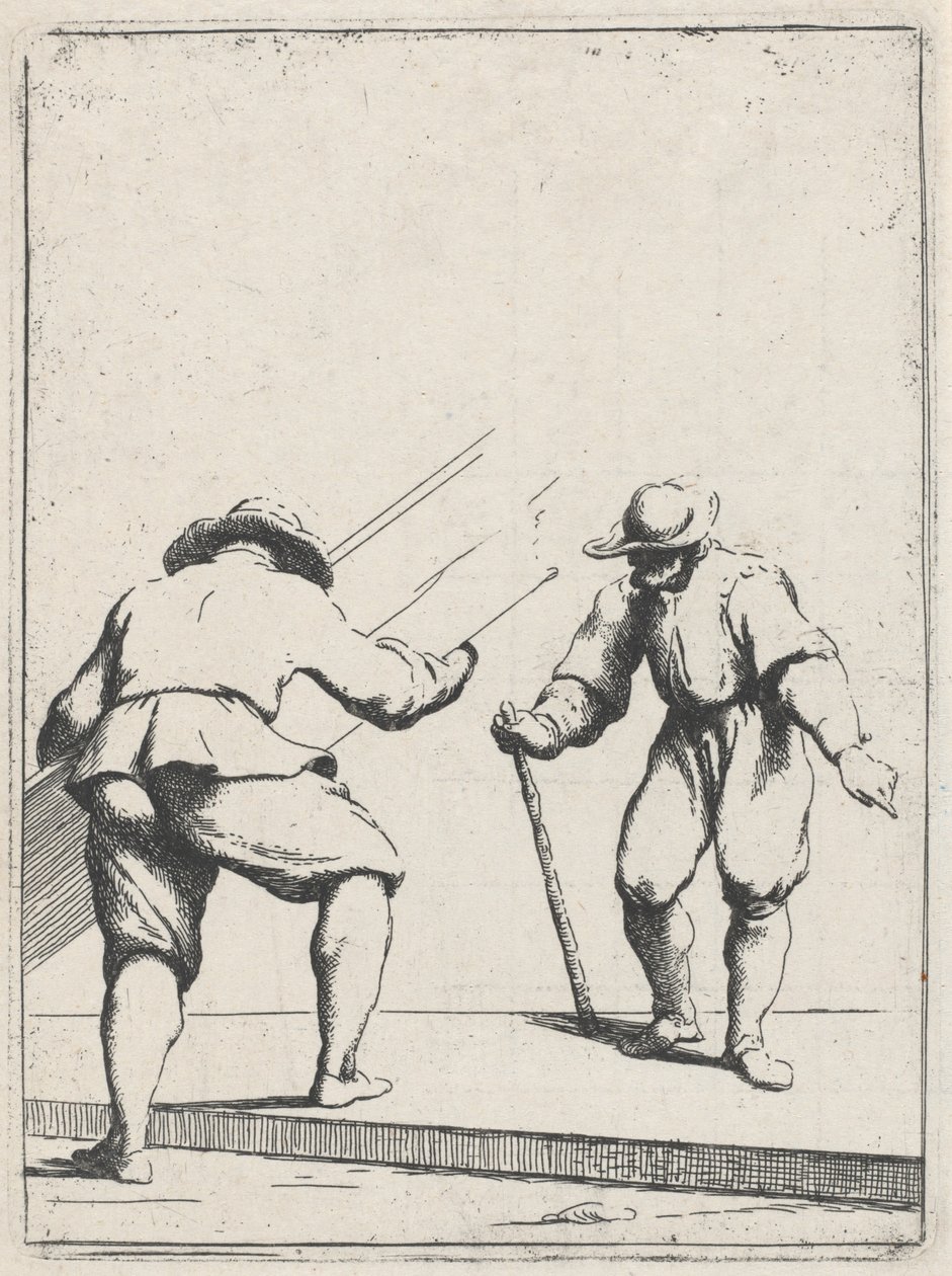 Twee Bouwers door Giuseppe Maria Crespi