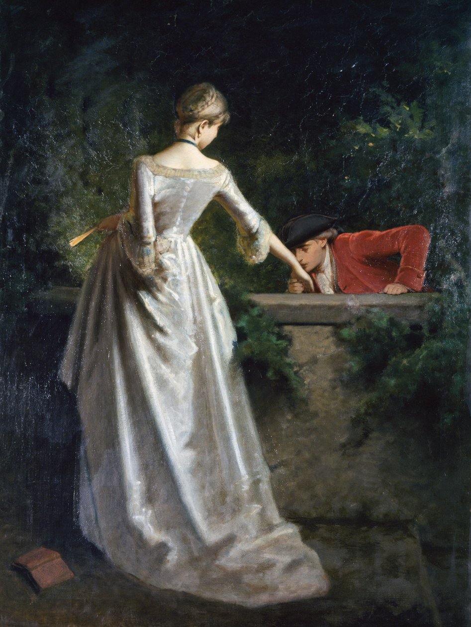 Heer kust hand van dame door Giuseppe Mazza