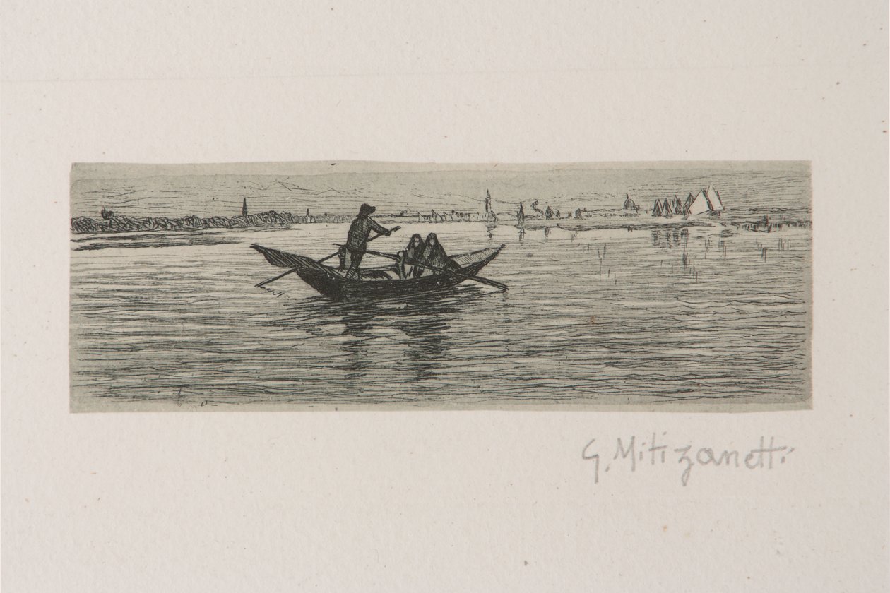 De schipper door Giuseppe Miti Zanetti