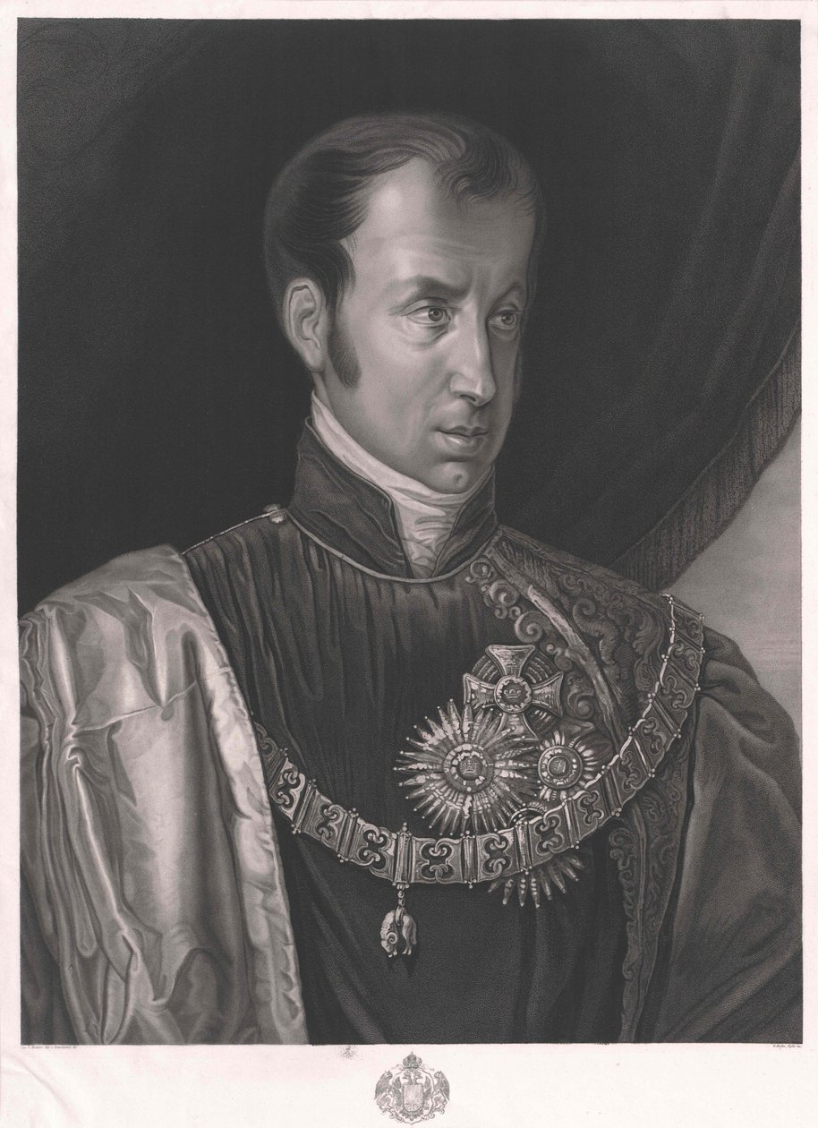 Keizer van Oostenrijk Ferdinand I door Giuseppe Molteni