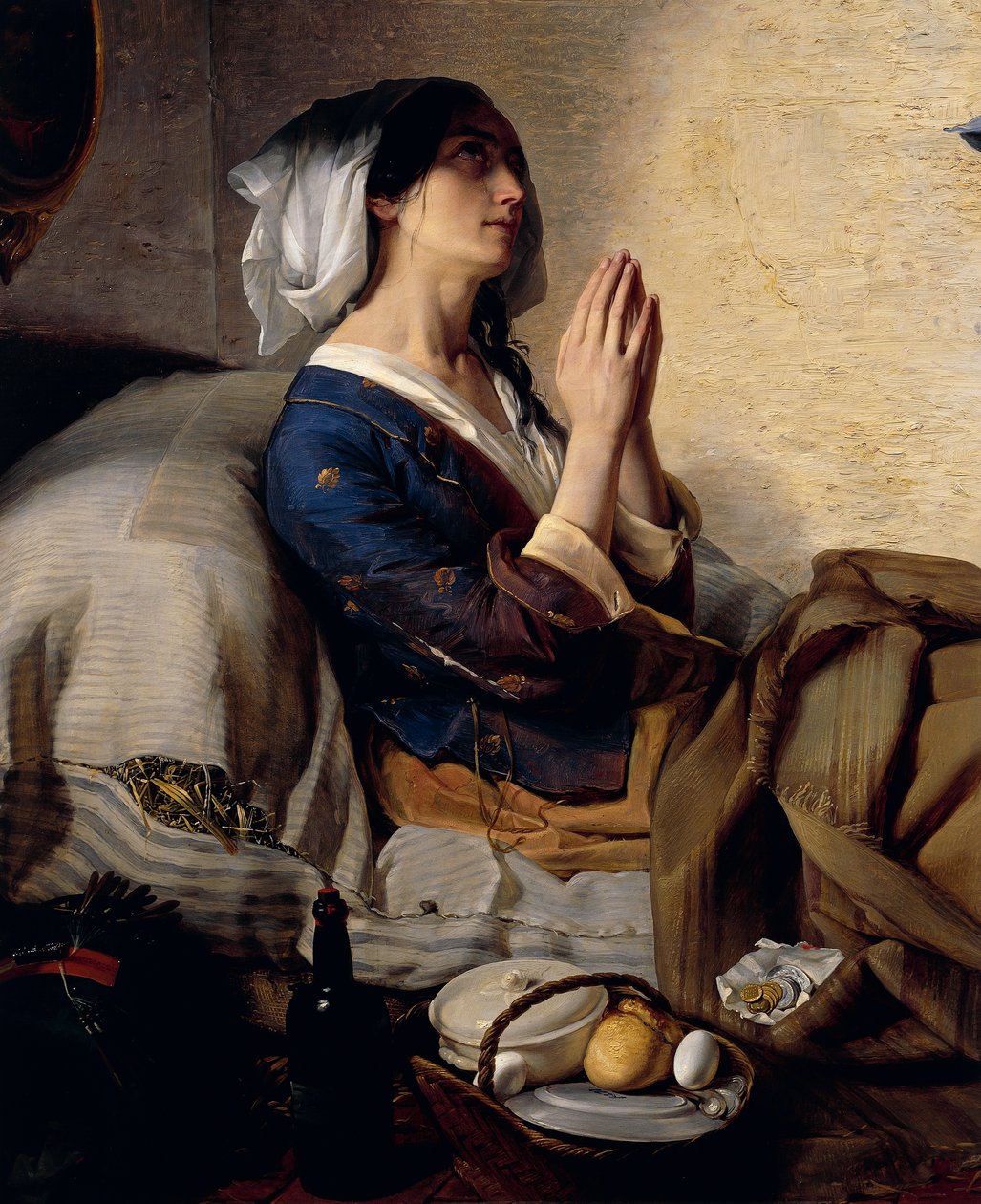 verlaten of gevallen vrouw door Giuseppe Molteni