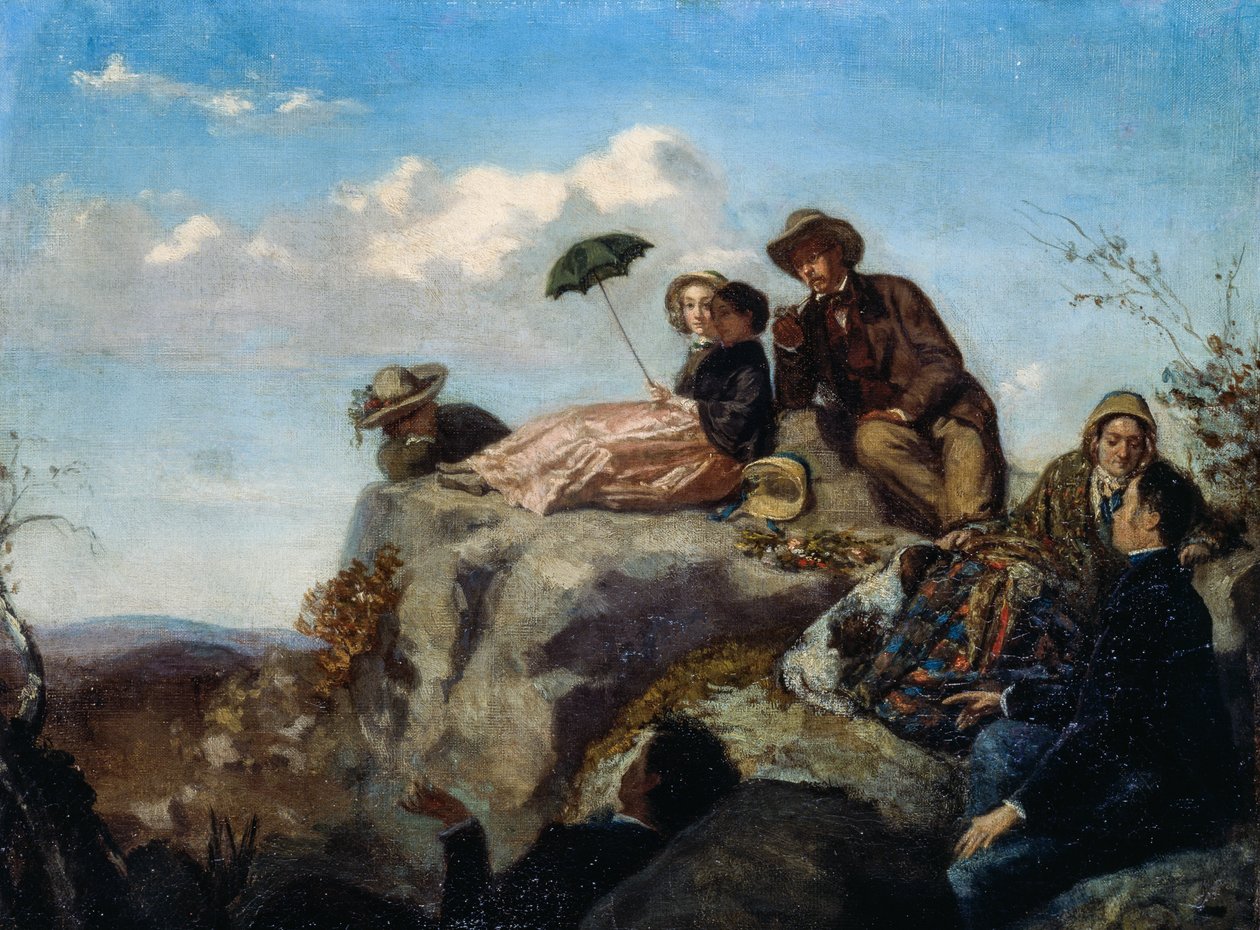 Picknick door Giuseppe Palizzi