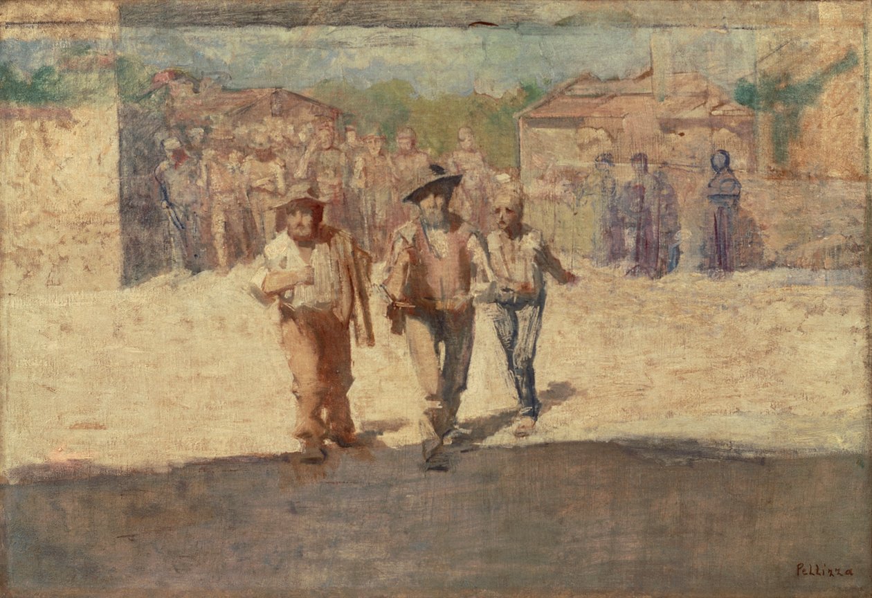 De Ambassadeurs van de Honger door Giuseppe Pellizza da Volpedo