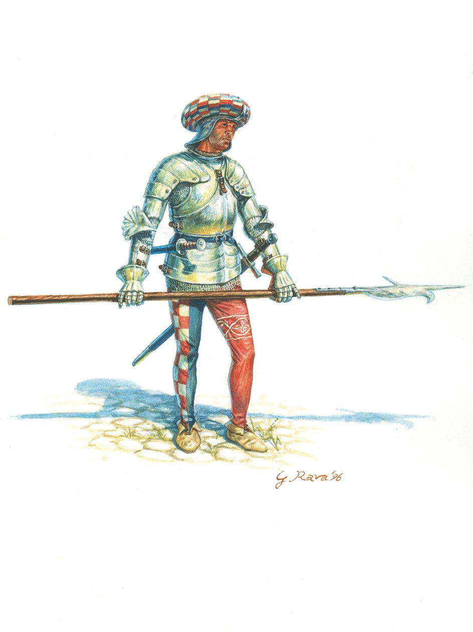 Hellebaardier van Toscane door Giuseppe Rava