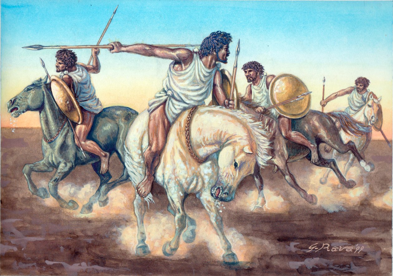 De Carthaagse Zware Cavalerie door Giuseppe Rava