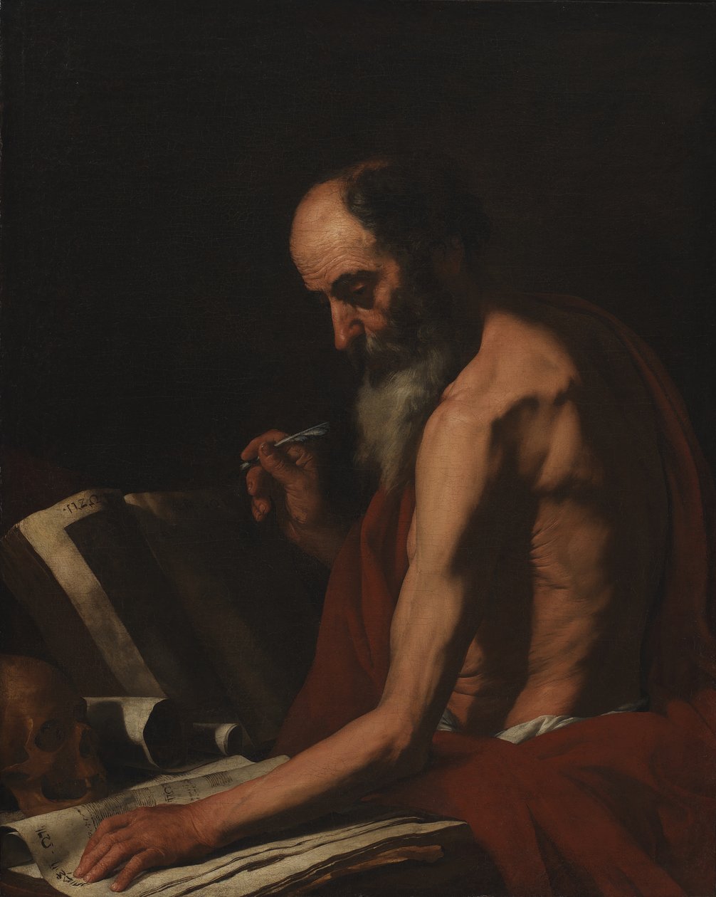 Sint Hiëronymus door Giuseppe Ribera