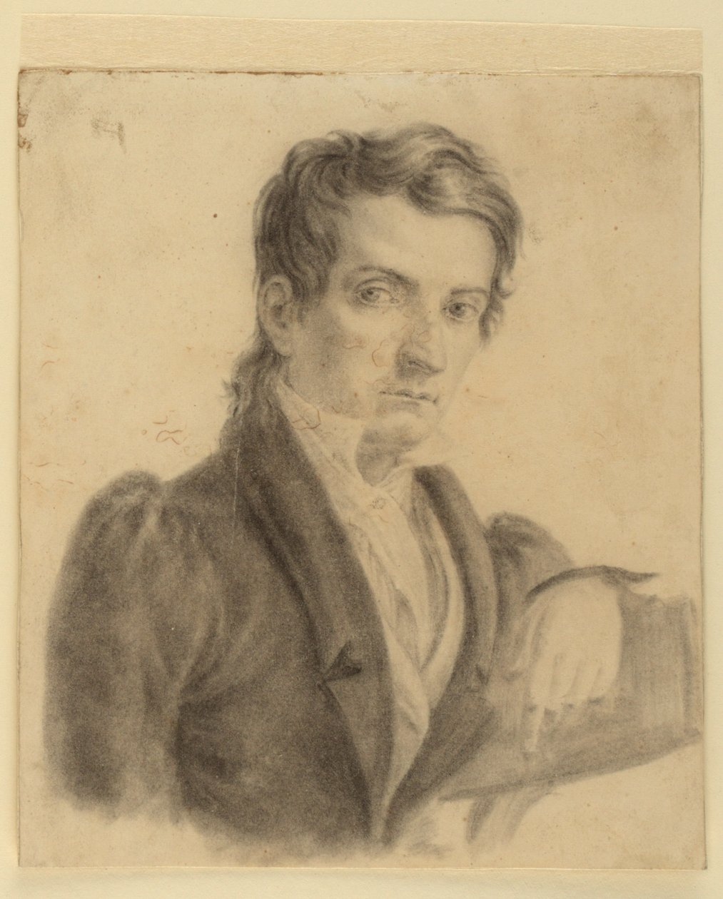 Portret van een jonge man door Giuseppe Sabatelli