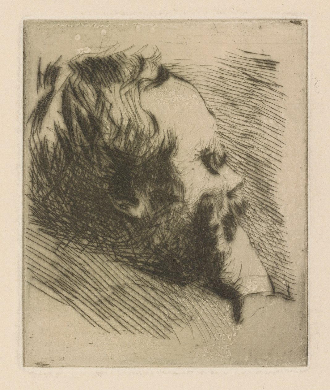 Portret van Edgar Degas door Giuseppe de Nittis