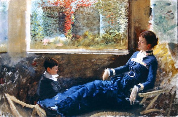 Rustend, 1879 door Giuseppe de Nittis