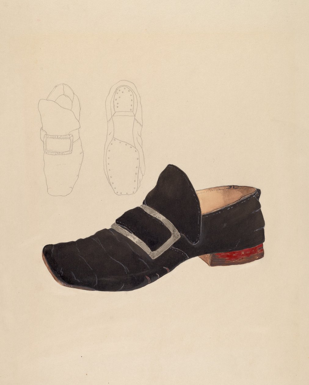 Mannenschoen door Gladys Cook