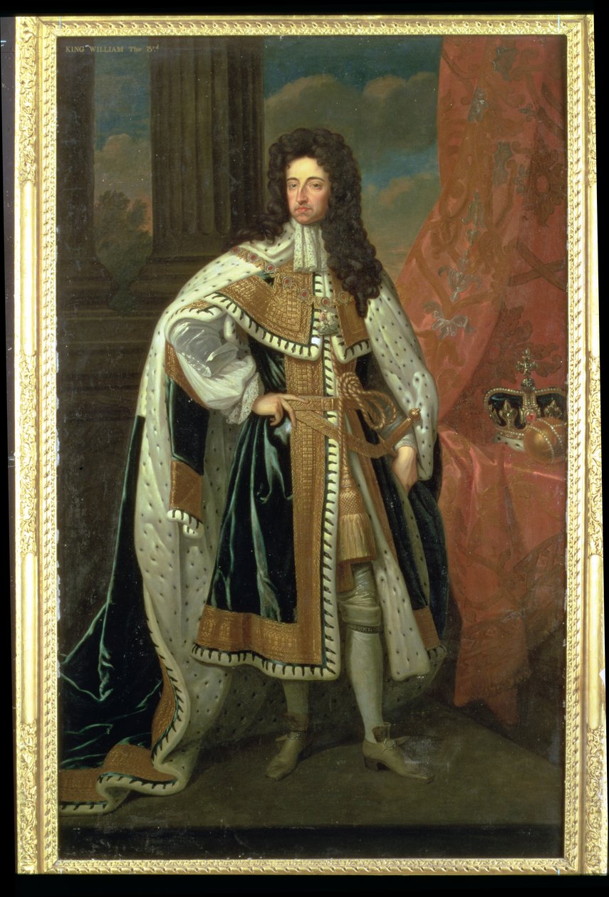 Portret van Koning Willem III (1650-1702) door Godfrey Kneller