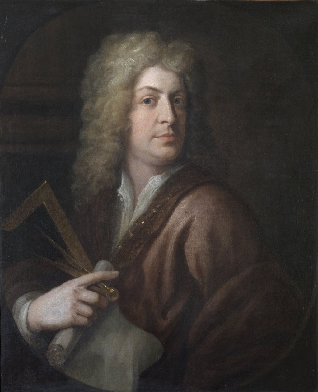 Edward Strong, c.1710 door Godfrey Kneller