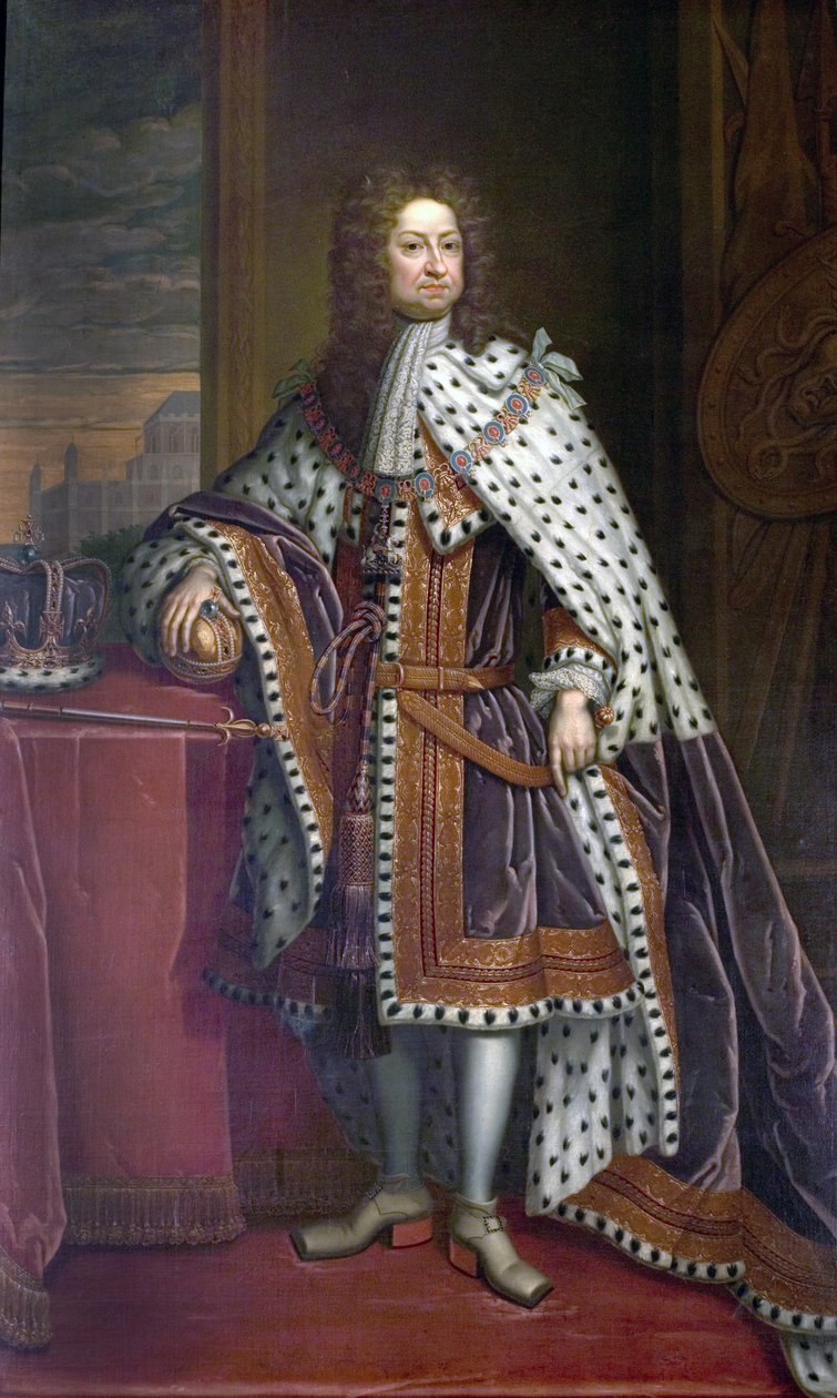 George I door Godfrey Kneller