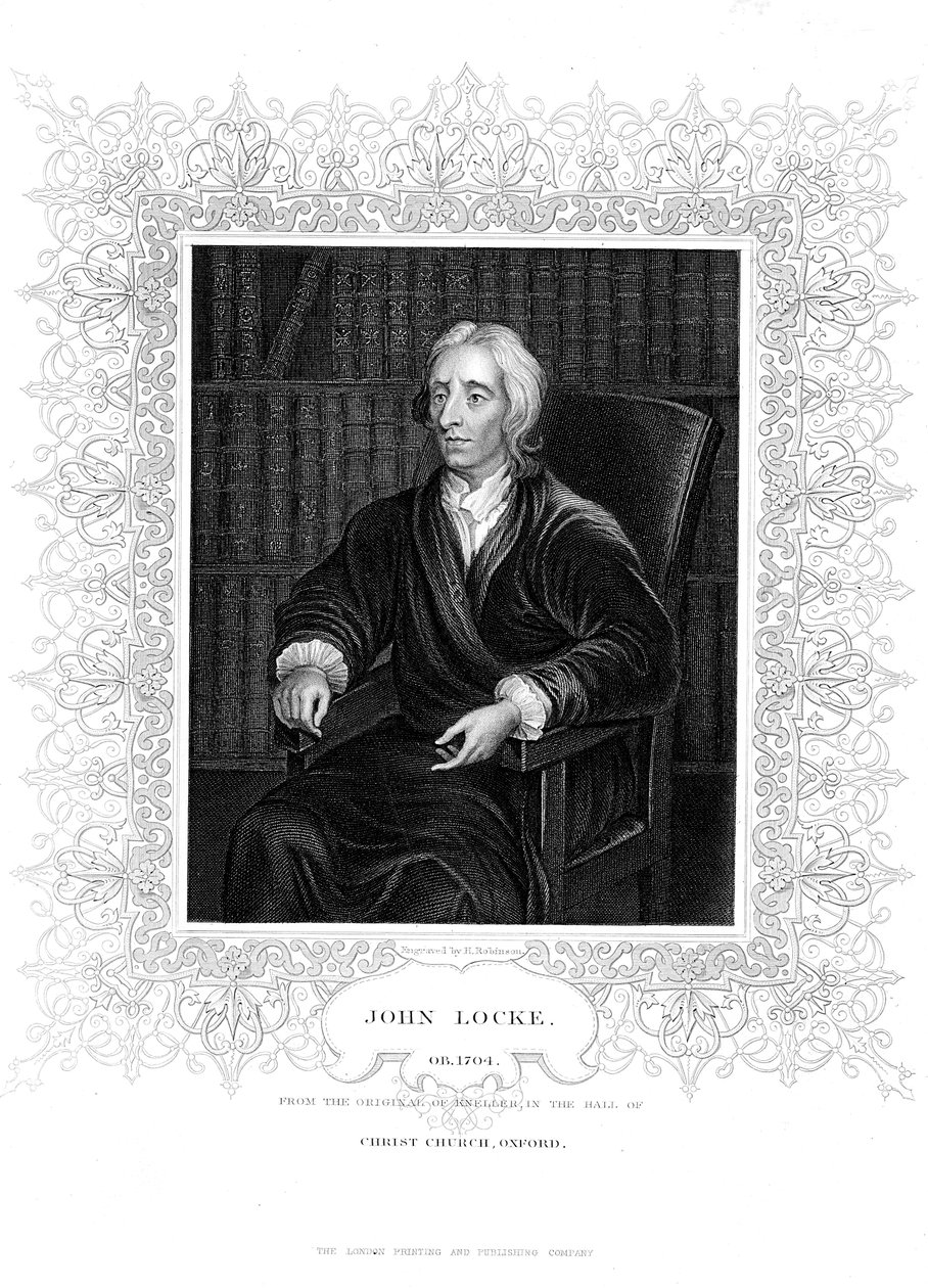John Locke, Engelse filosoof door Godfrey Kneller