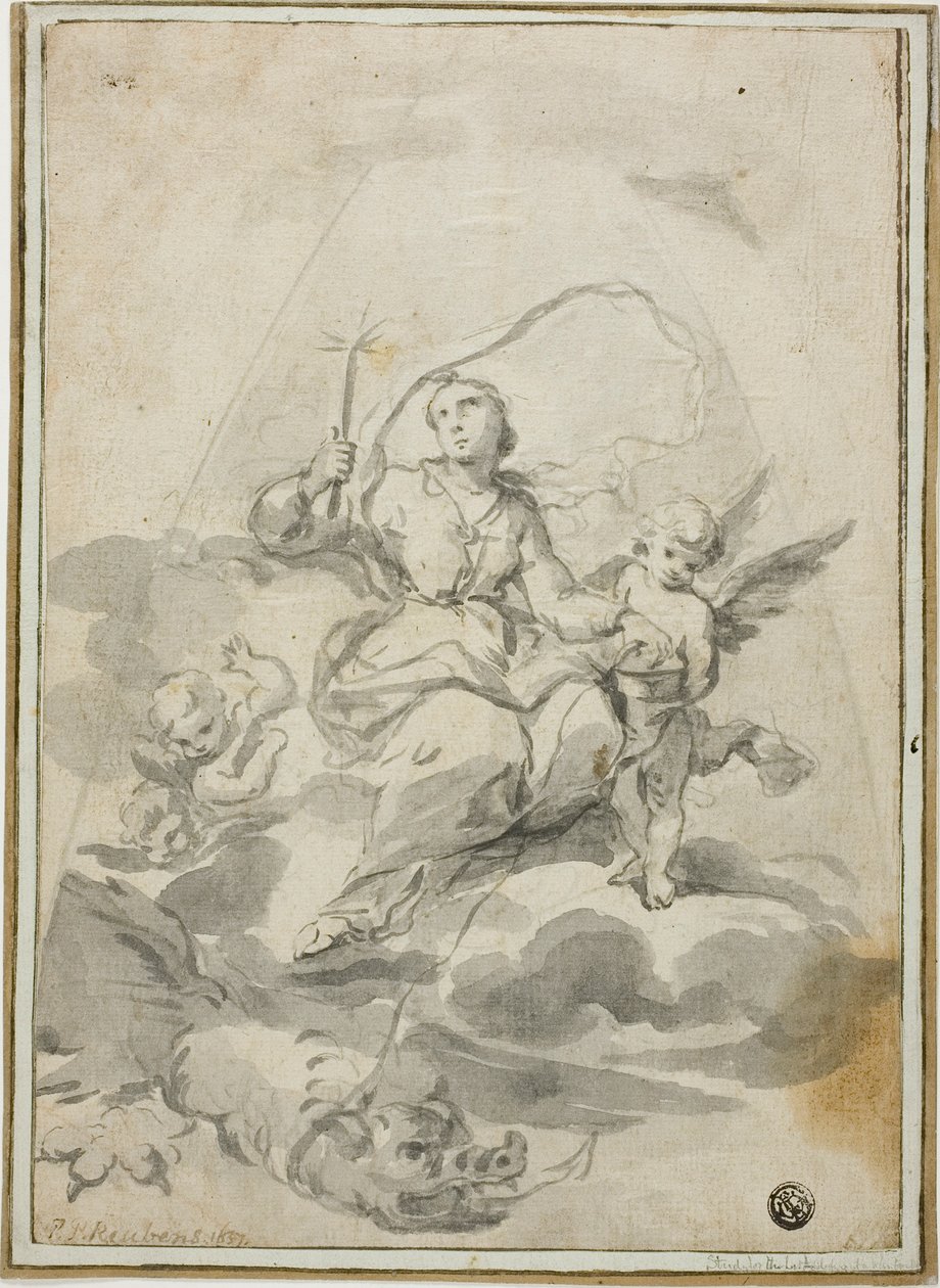 Sint Margaretha door Godfried Maes