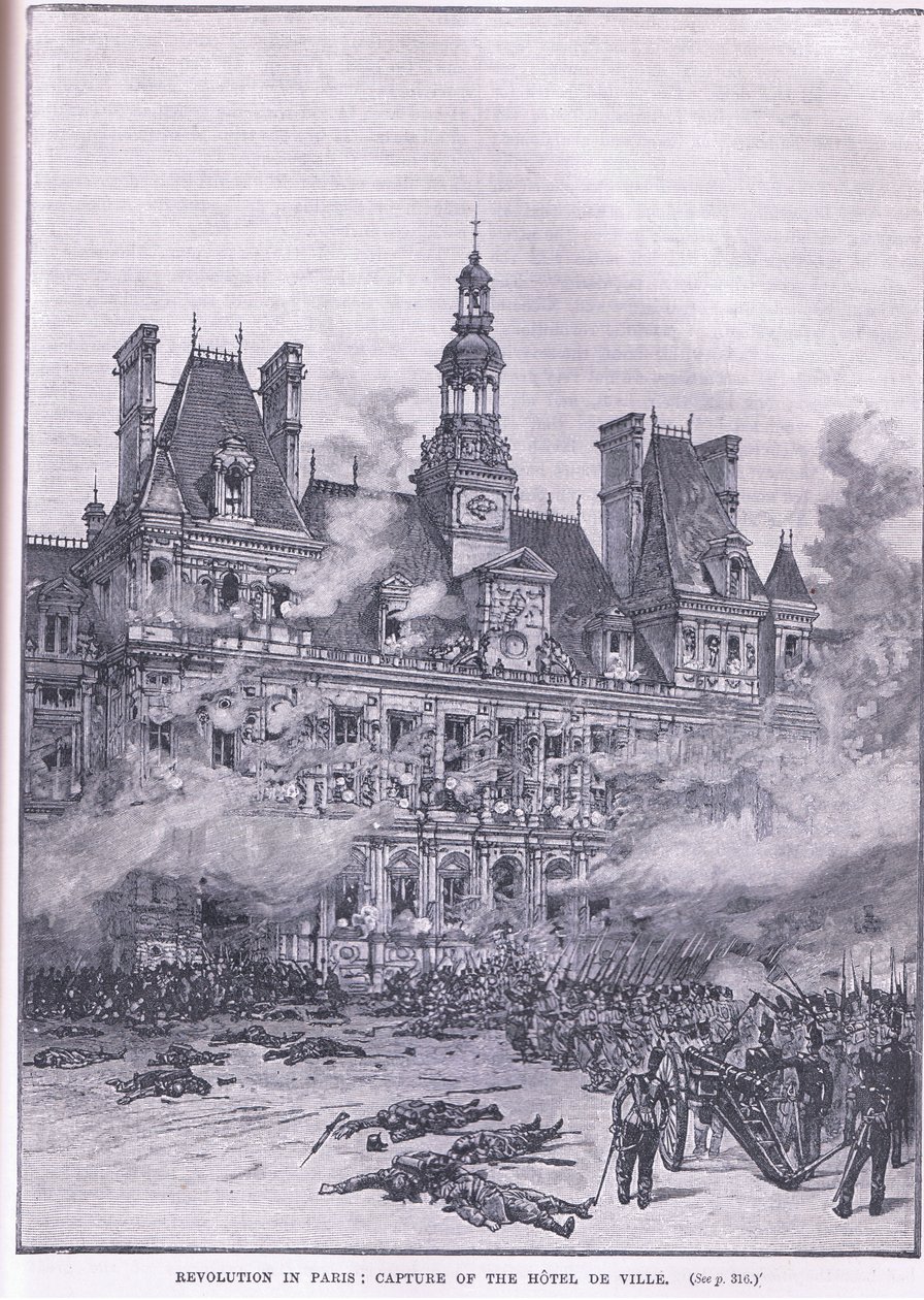 Revolutie in Parijs door Gordon Frederick Browne