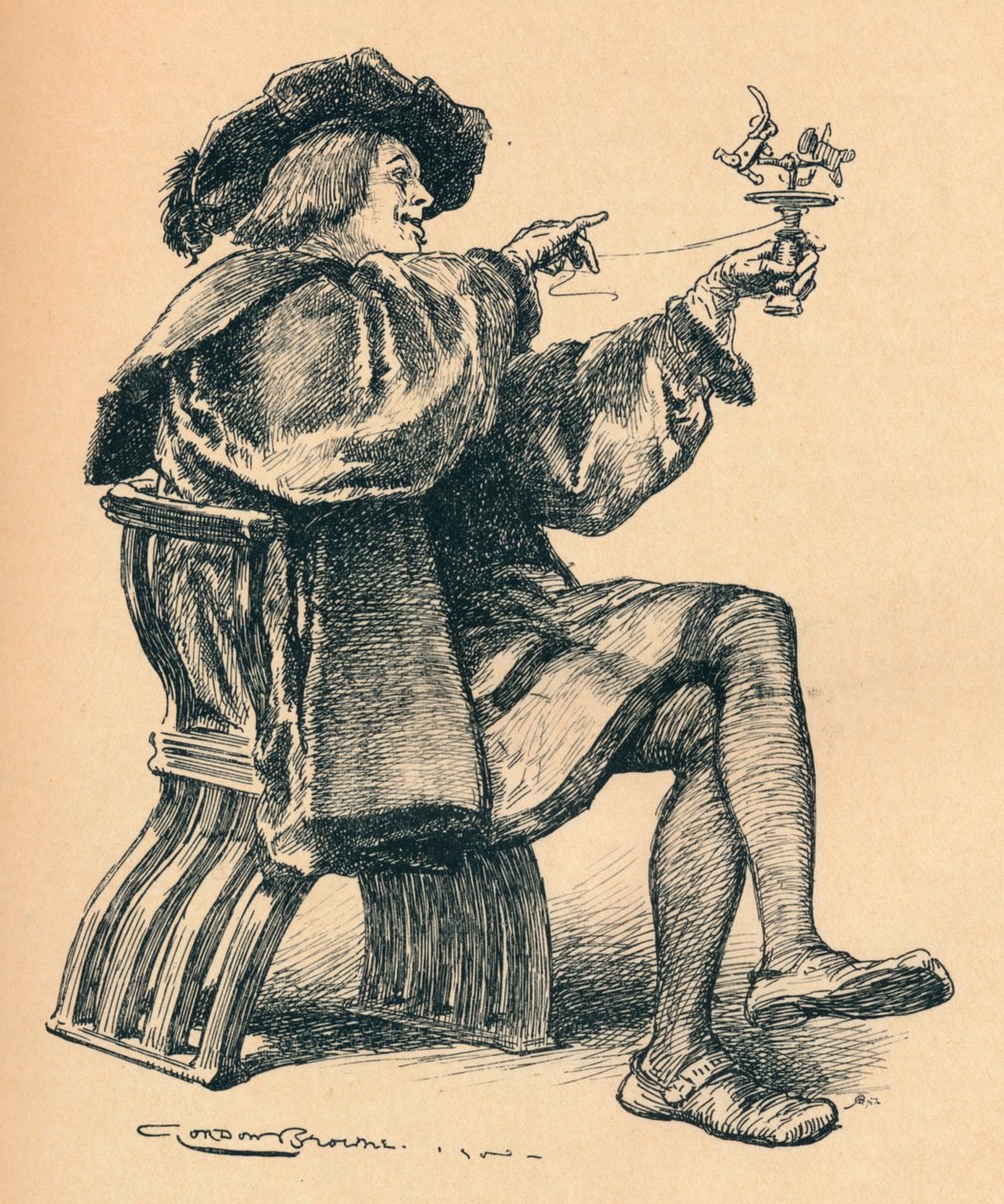 De poppen door Gordon Frederick Browne