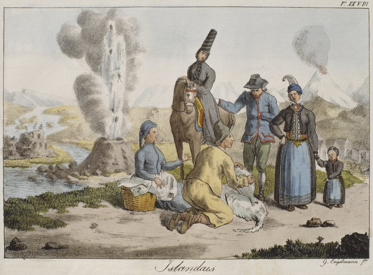 IJslanders door Gottfried or Godefroy Engelmann