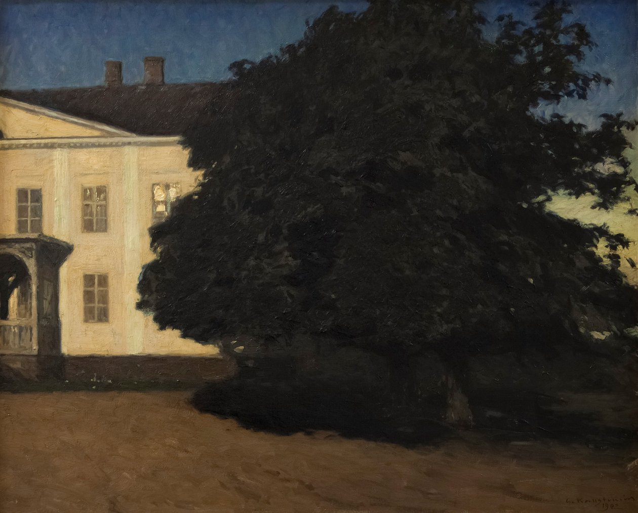 Het Landhuis door Gottfried Kallstenius