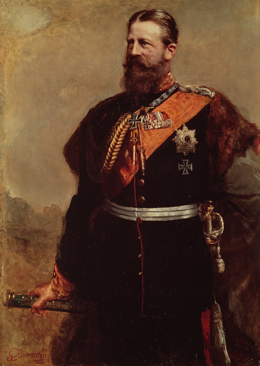 Friedrich III, 19e eeuw door Gottlieb Biermann