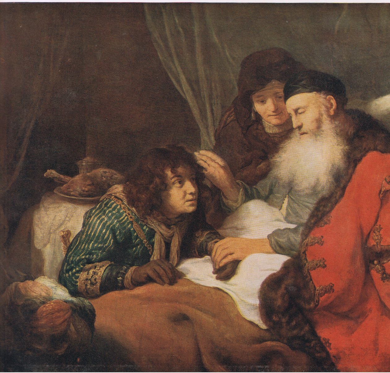 Isaak zegent Jakob, Bibbys Annual, 1916-17 door Govaert Flinck