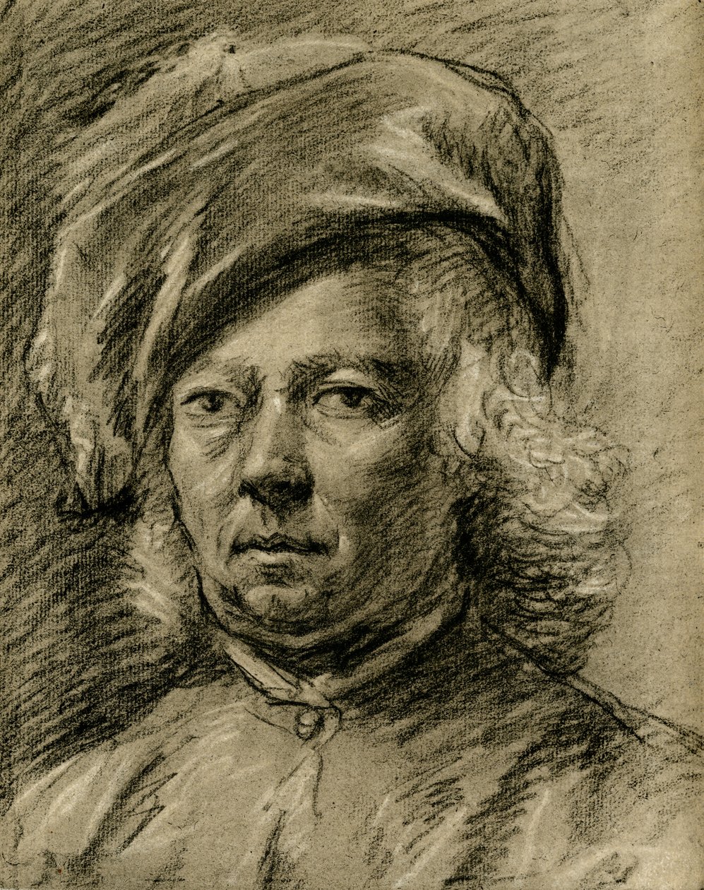 Mannelijke Hoofdstudie door Govaert Flinck