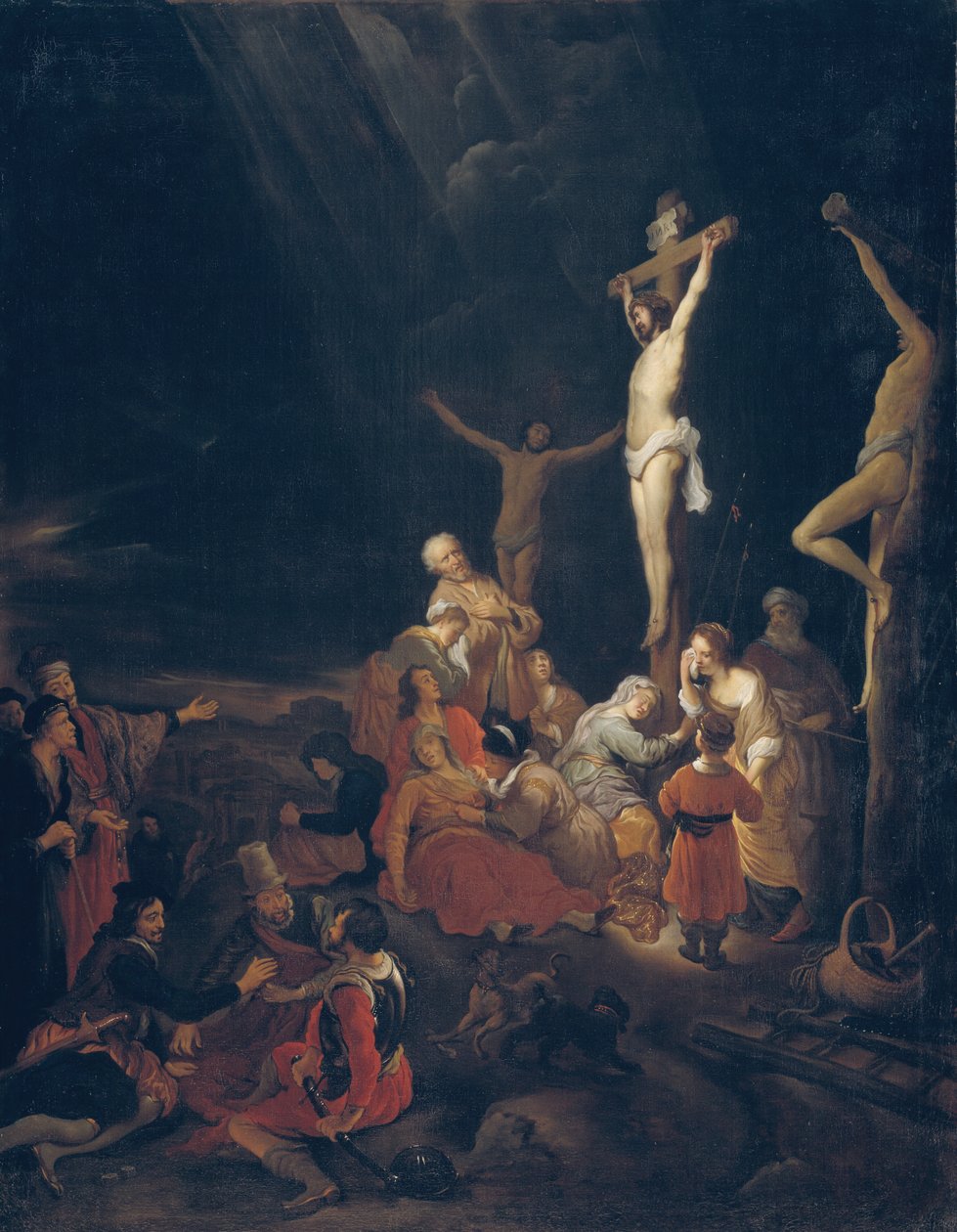 De kruisiging door Govert Flinck