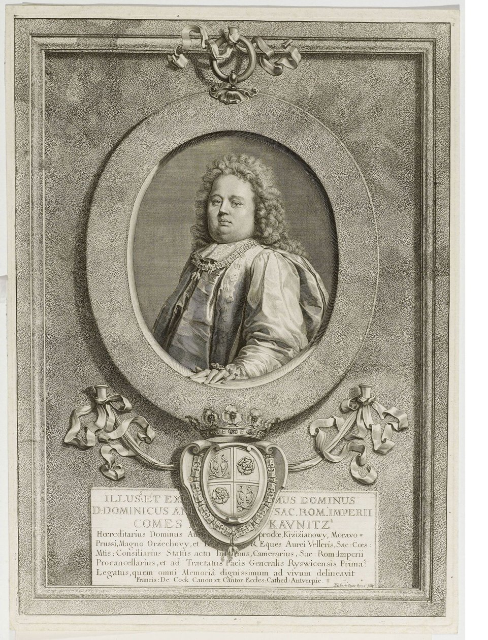 Dominicus Andreas Kaunitz door Gérard Edelinck
