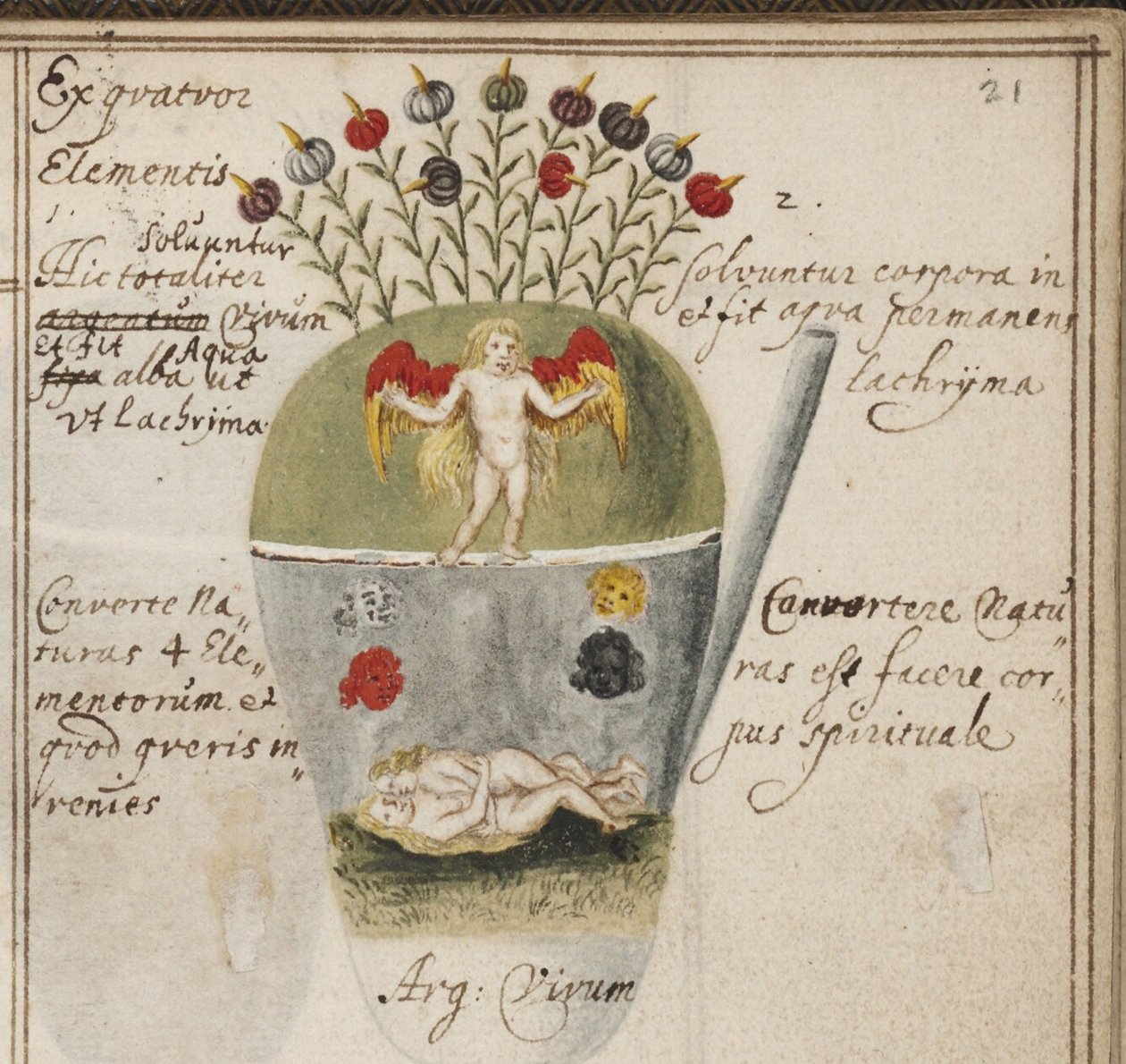 Alchemisch notitieboek, ca. 1620 door Grasshoff