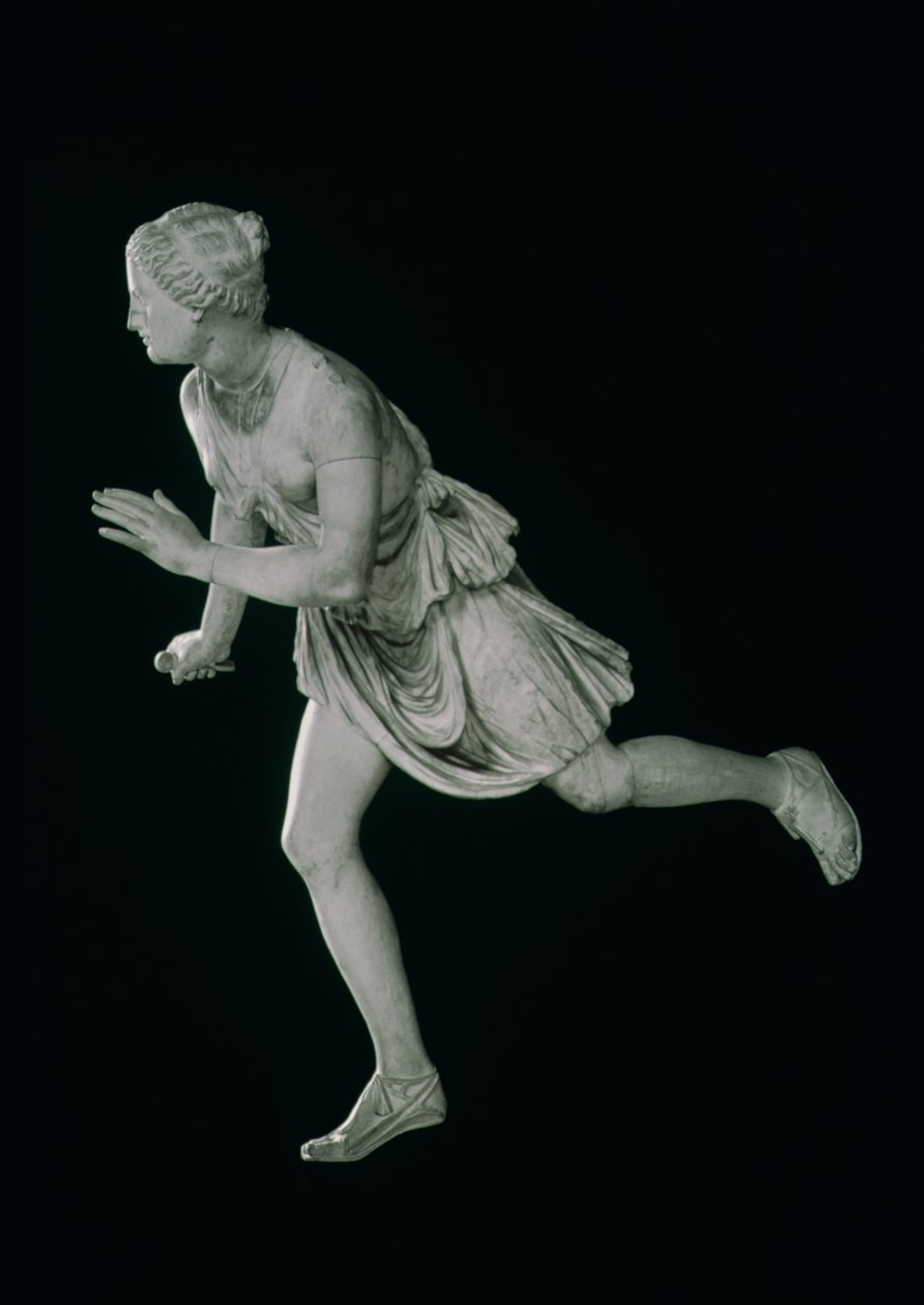 Atalanta, 3e-2e eeuw v.Chr., vrouwelijke atleet in de Griekse mythologie door Greek