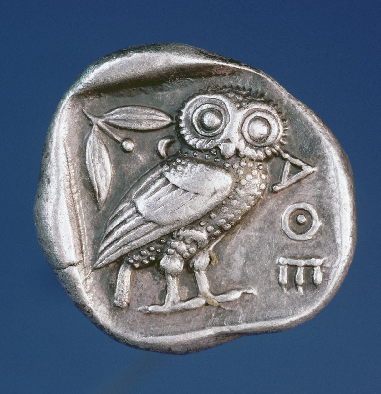 Atheense tetradrachma met de Uil van Athene door Greek