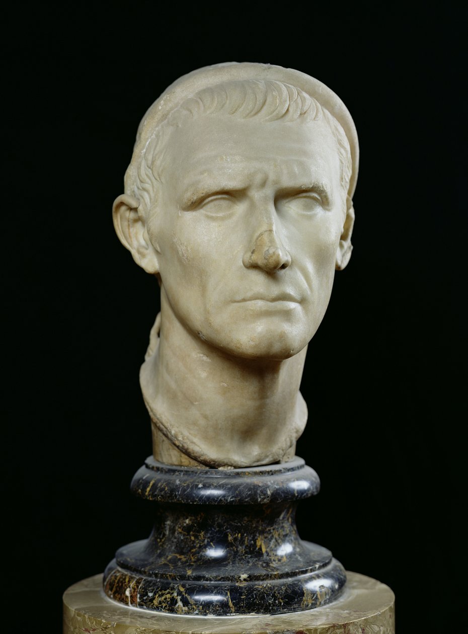 Buste van Antiochus III (223-187 v.Chr.) replica van een origineel uit de 3e eeuw v.Chr. door Greek