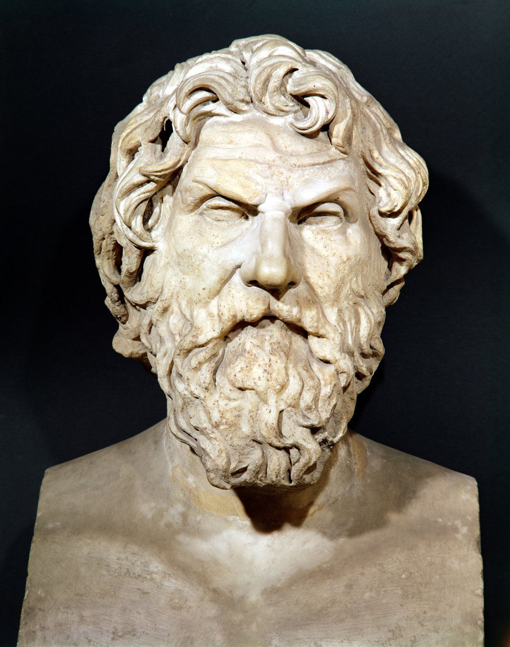 Buste van Antisthenes (c.440-c.371 v.Chr.) door Greek