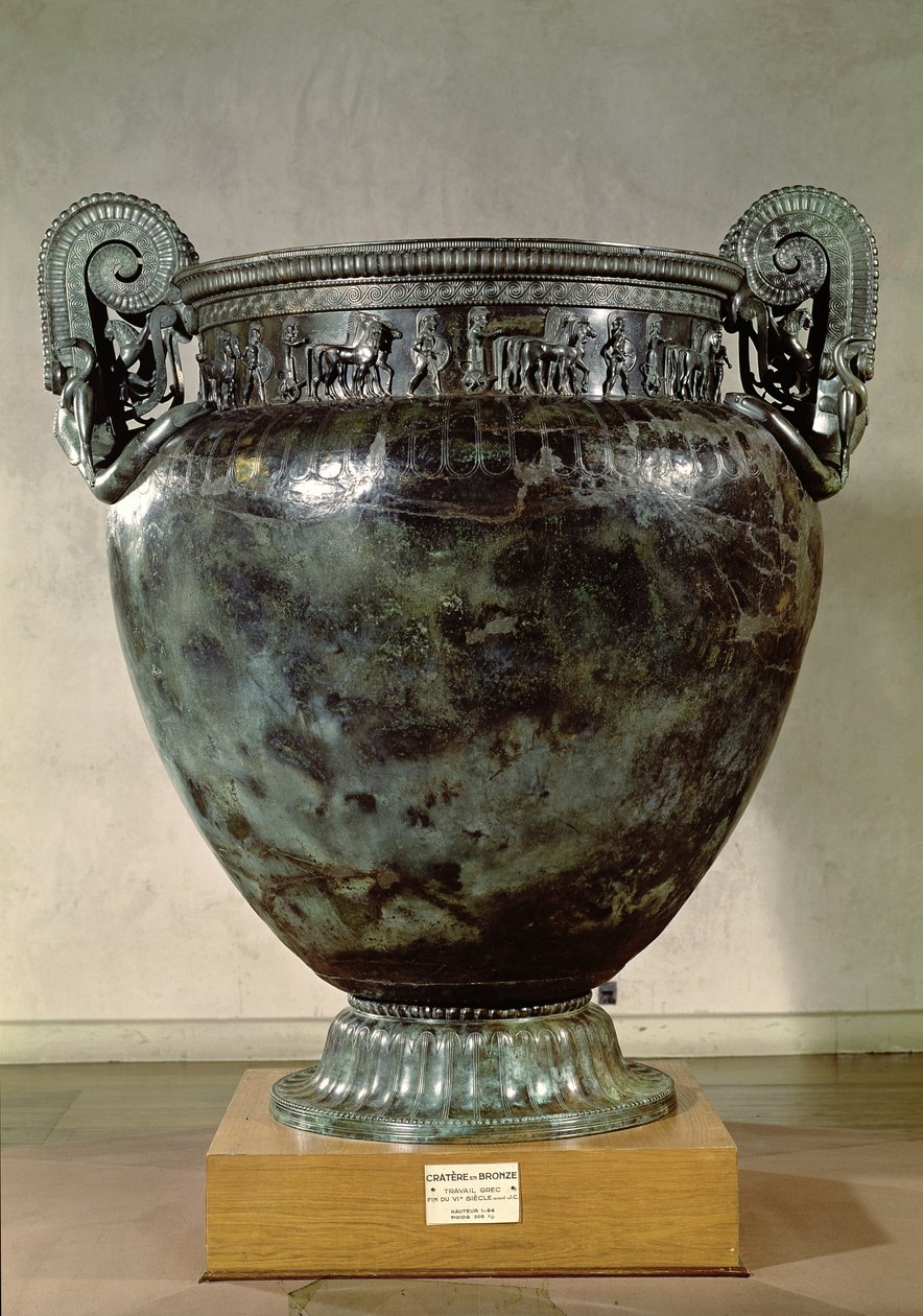 Krater, uit het Graf van een Prinses van Vix (brons) door Greek
