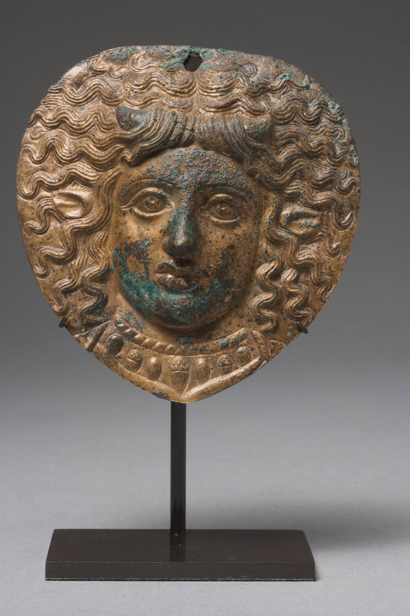 Repousse applique door Greek