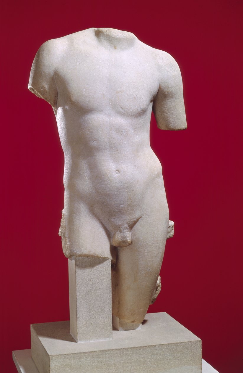 Torso van een jonge man, uit Glanum door Greek