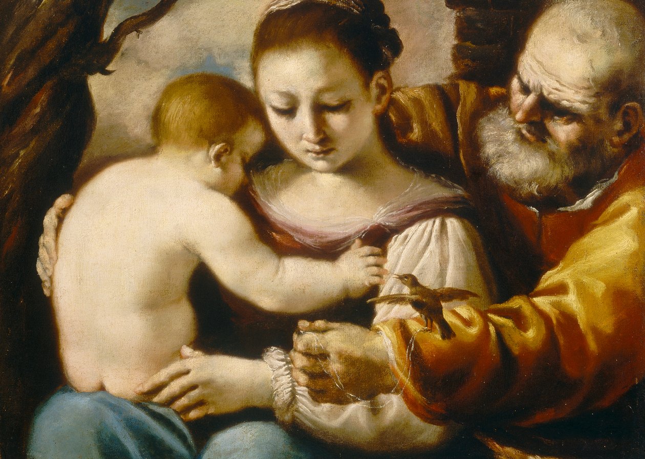 Heilige Familie door Guercino