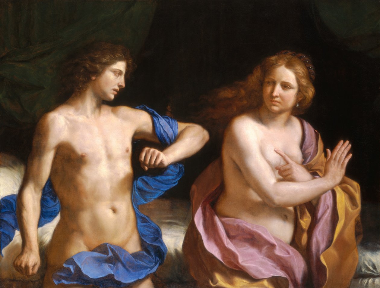 Amnon en Tamar door Guercino