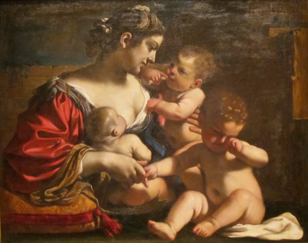 Christelijke liefdadigheid door Guercino