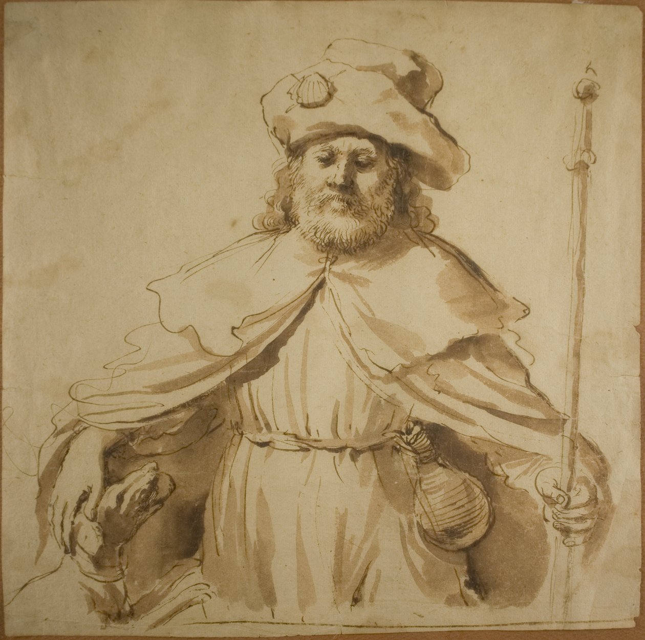 Sint Rochus door Guercino