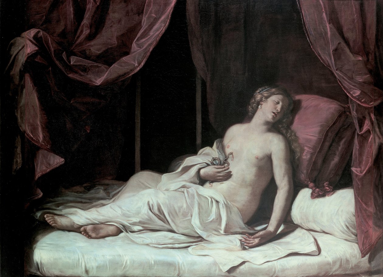 De Dood van Cleopatra door Guercino