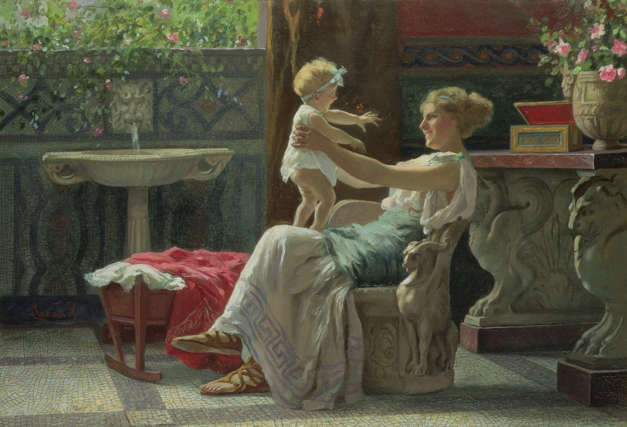 Moeders lieveling door Guglielmo Zocchi
