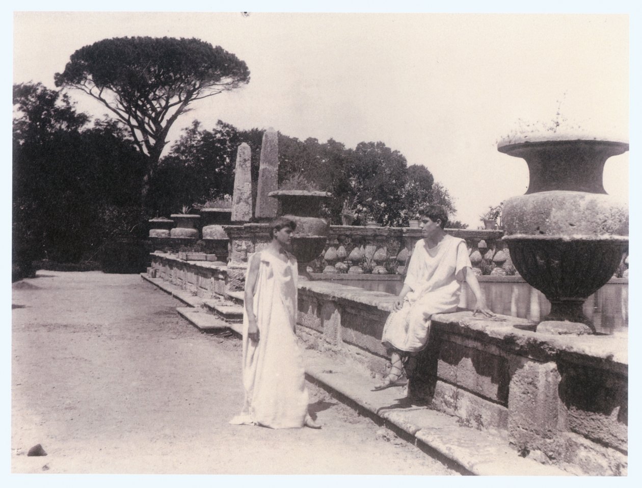 Bagnaia, Villa Lante (foto) door Guglielmo (1852 1930) Plüschow