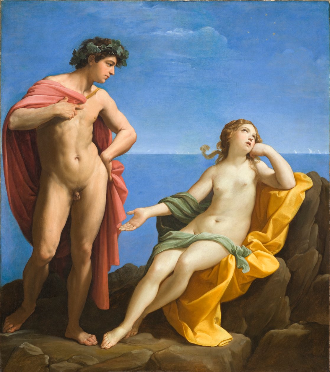 Bacchus en Ariadne door Guido Reni