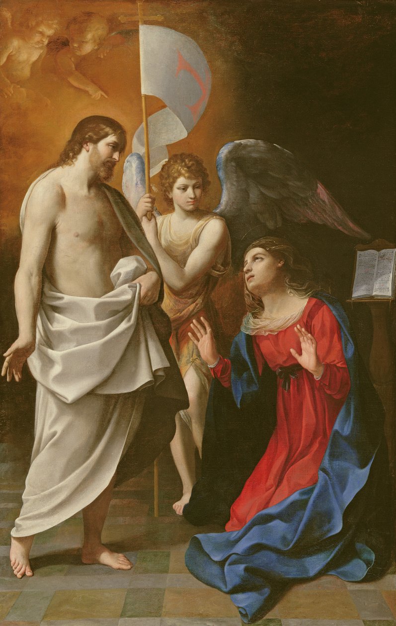 Christus verschijnt aan de Maagd, c.1608 door Guido Reni